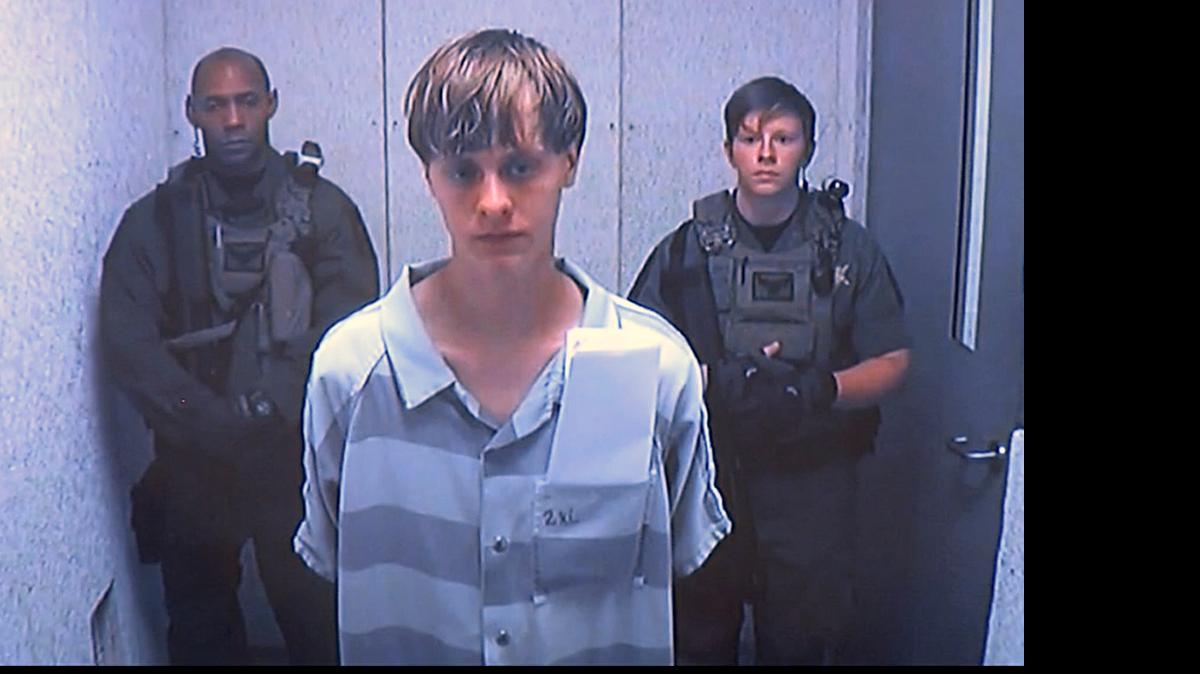 
Dylann Roof appears via video before a judge in Charleston on Friday, June 19, 2015. The 21-year-old accused of killing nine people inside a Emanuel African Methodist Episcopal Church in Charleston made his first court appearance with the relatives of all the victims making tearful statements.
