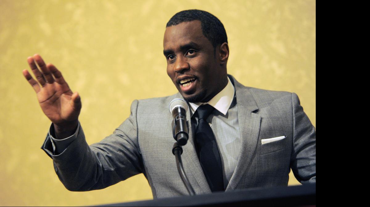 
Sean "Diddy" Combs.  Police say the music mogul Combs has been arrested on the campus of the University of California, Los Angeles. 
