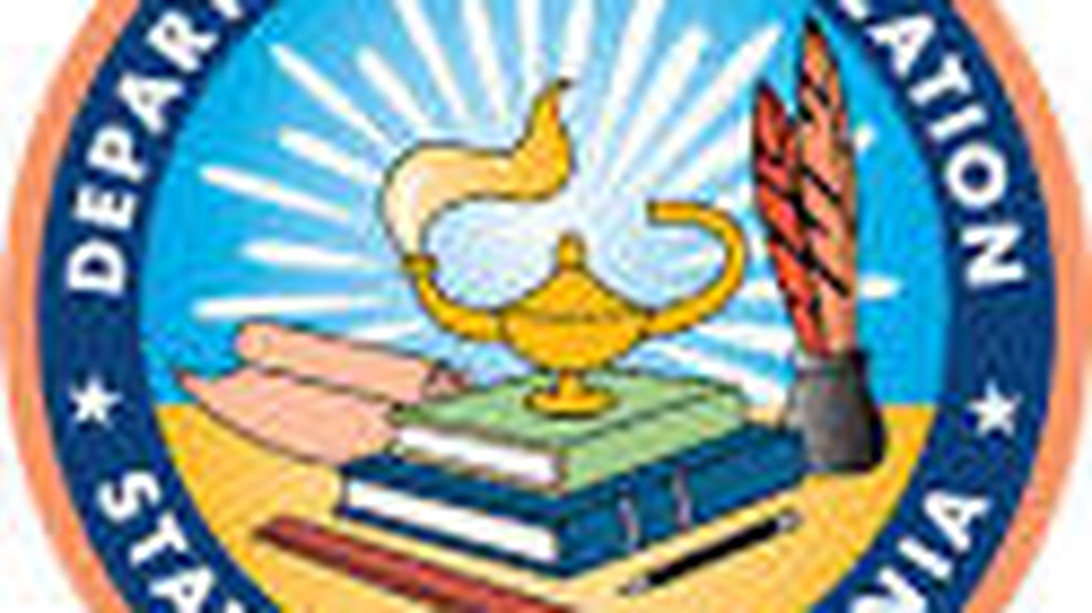 The seal of the California Department of Education