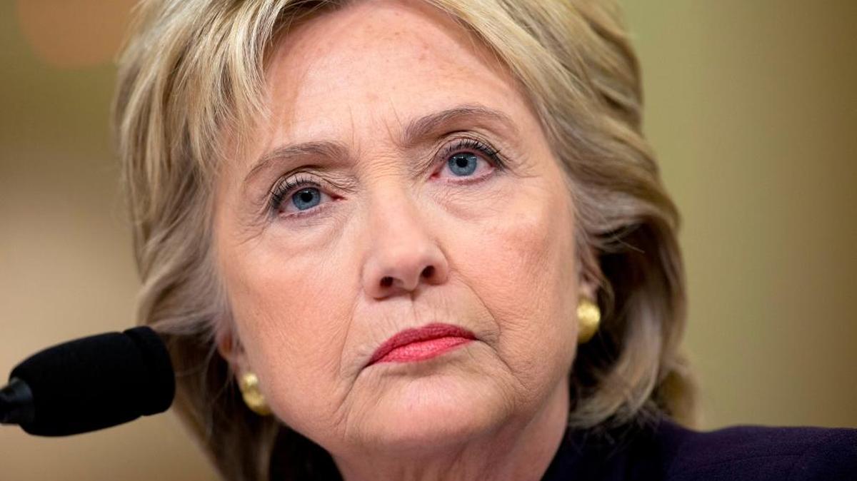 Former Secretary of State Hillary Clinton during her testimony Oct. 22 on Benghazi.