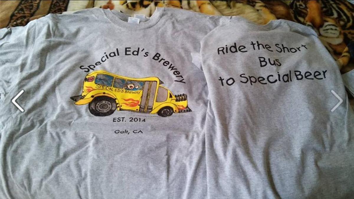 Slogans for Special Ed’s Brewery have resulted in a backlash on social media against the brewer’s marketing and name. Special Ed’s offered this T-shirt on Facebook in March for $20.
