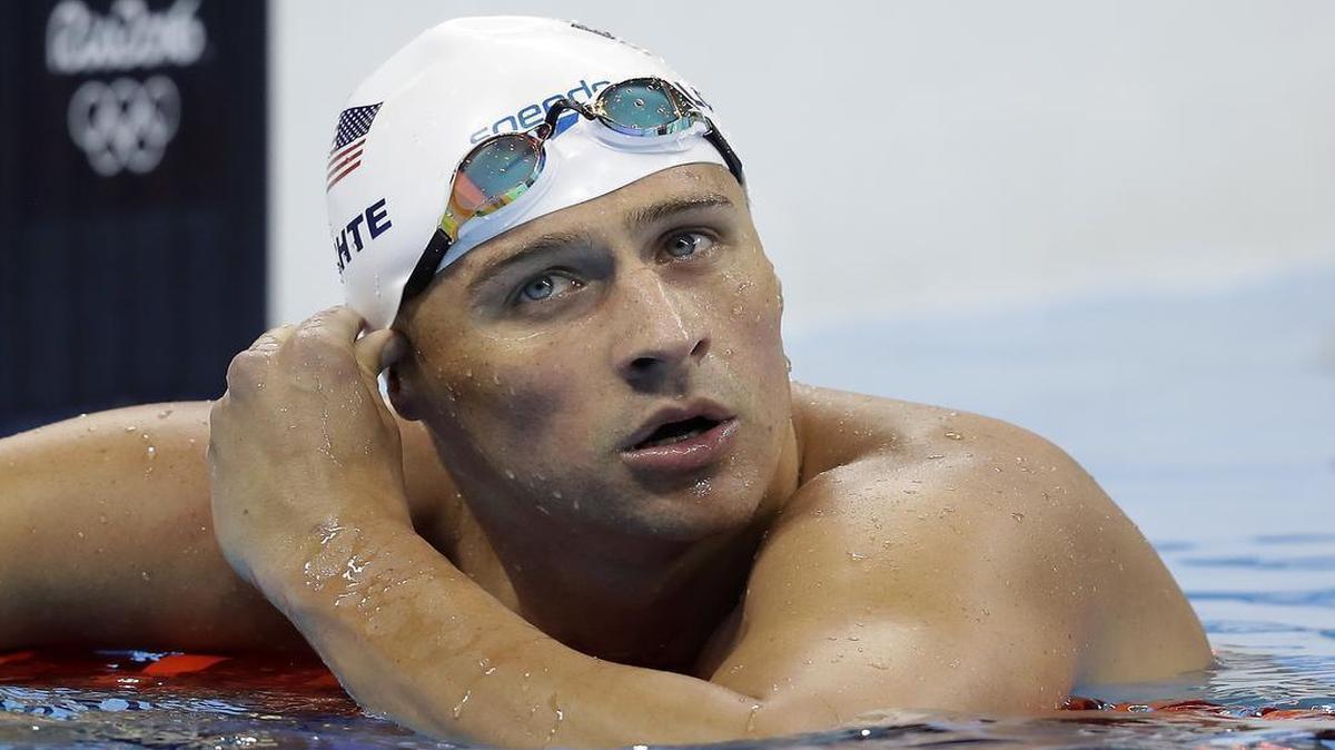 US swimmer Ryan Lochte competed in two events at the Rio Games, winning gold in the 4x200-meter freestyle relay.