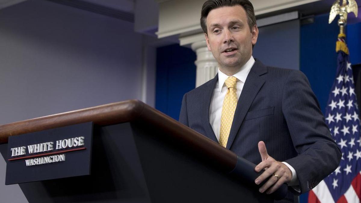 El portavoz de la Casa Blanca, Josh Earnest.