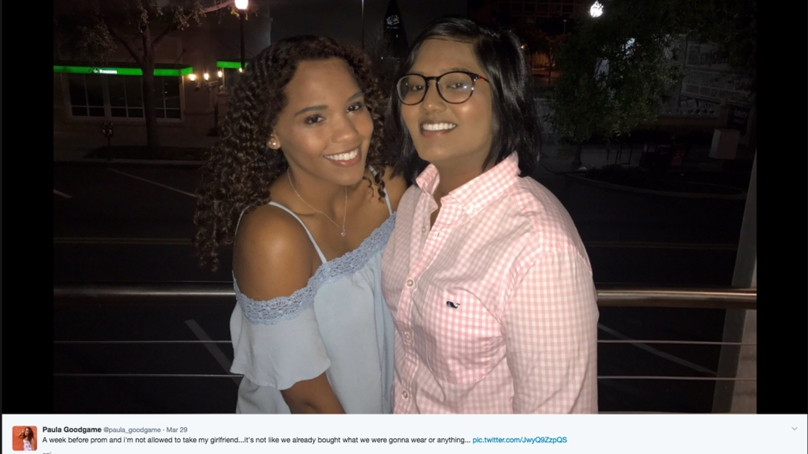 Paula Goodgame (left) and Anjali Persad