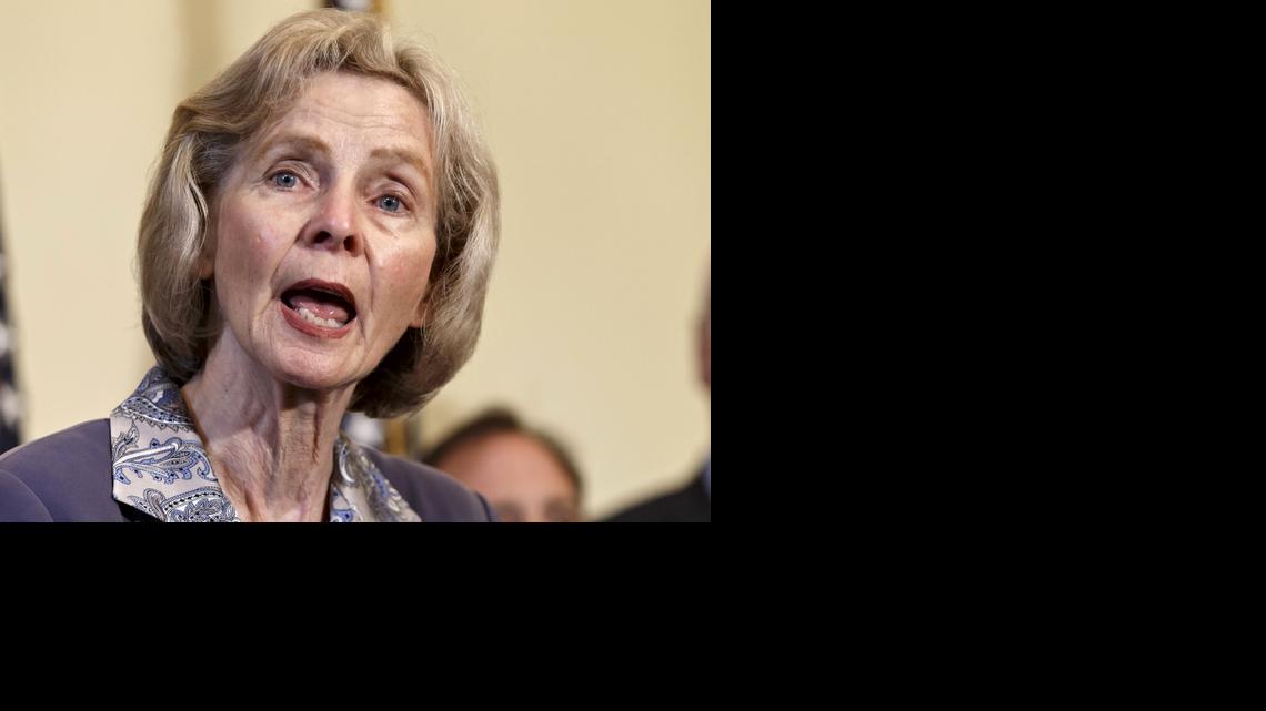 
Rep. Lois Capps, D-Calif., now serving her 10th term representing a congressional district along California's Central Coast, announced Wednesday, April 8, 2015 that she will not seek another term. In a statement, Capps said it was time for her to return to the California community and family that she so loves. Capps succeeded her late husband, Walter, who died of a heart attack nine months into his term. 
