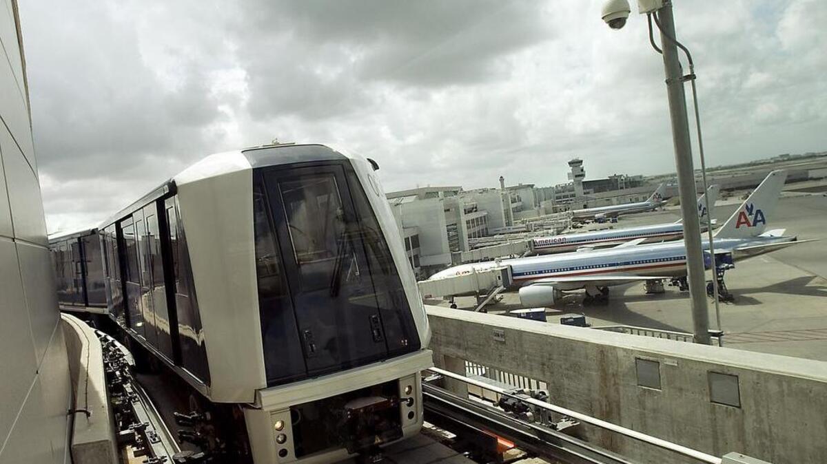 The Skytrain people mover opened in 2010.