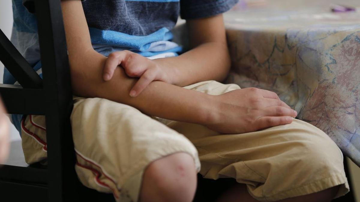 Mohamad's 11-year-old son lost two fingers on his left hand during civil war fighting in Syria. He and the rest of his family were accepted into the United States as refugees on Sept. 9, 2015. State officials are in a dispute with resettlement agencies about resettling more Syrians in Texas.