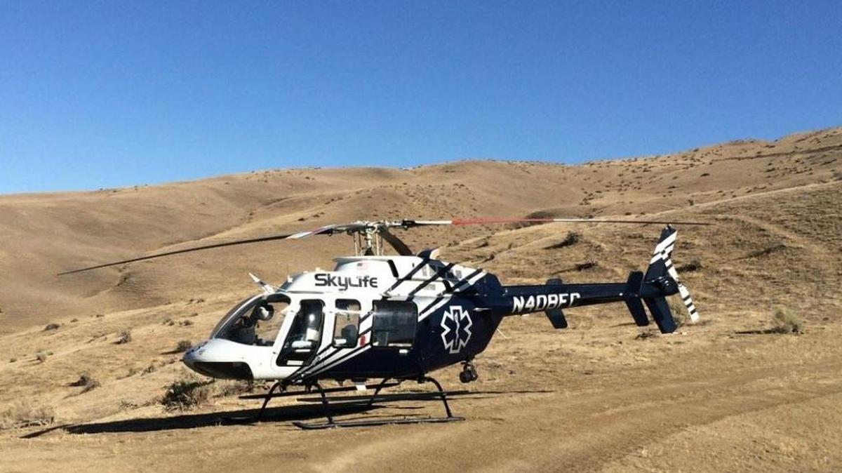 This SkyLife helicopter had a near miss with a drone near Fresno Yosemite International Airport.