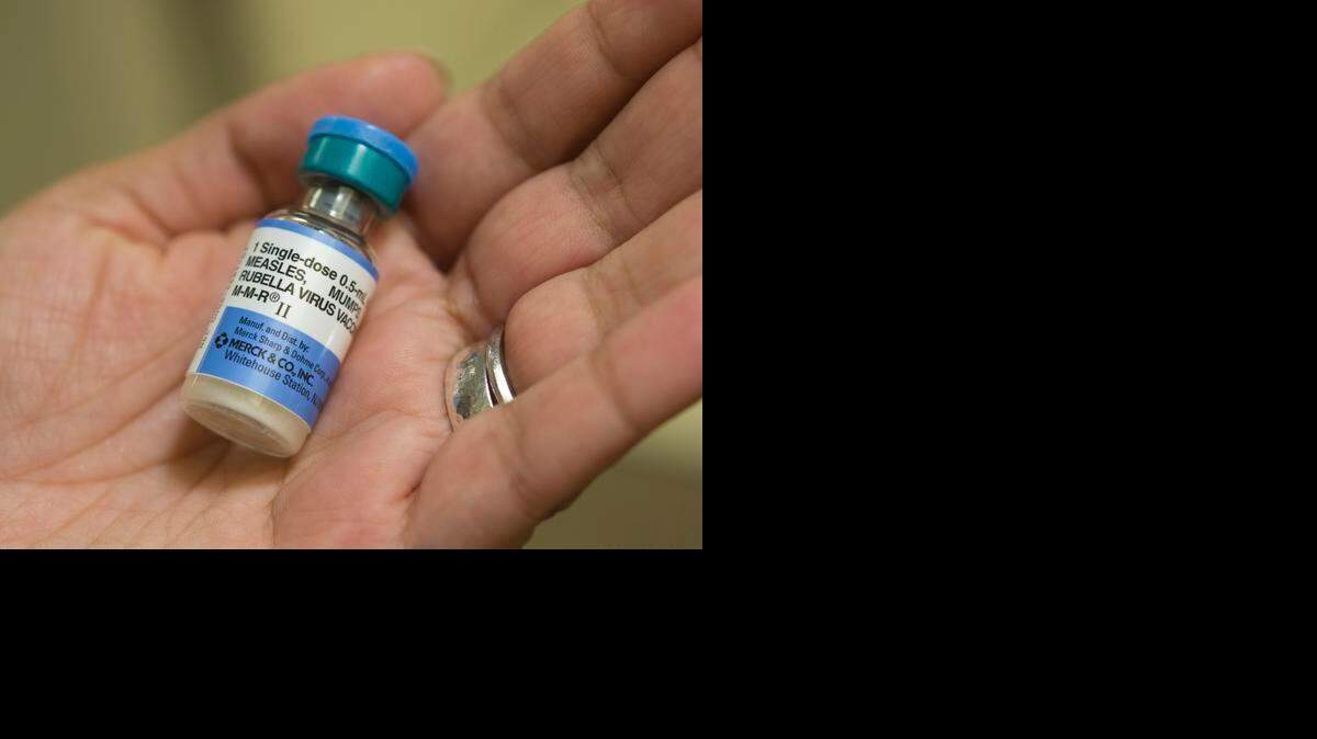
The CDC says that one dose of the measles vaccine is about 93 percent effective and two doses are about 97 percent effective.



