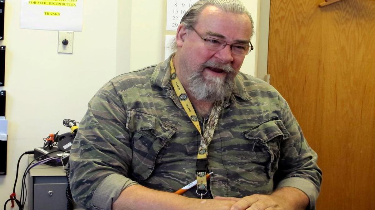 Tom Alligood, a veteran and certified nursing assistant at the Dorn Veterans Administration Hospital in Columbia, S.C., said he can relate to his veteran patients because the route he took from being a VA patient to VA caregiver has been a challenging one.