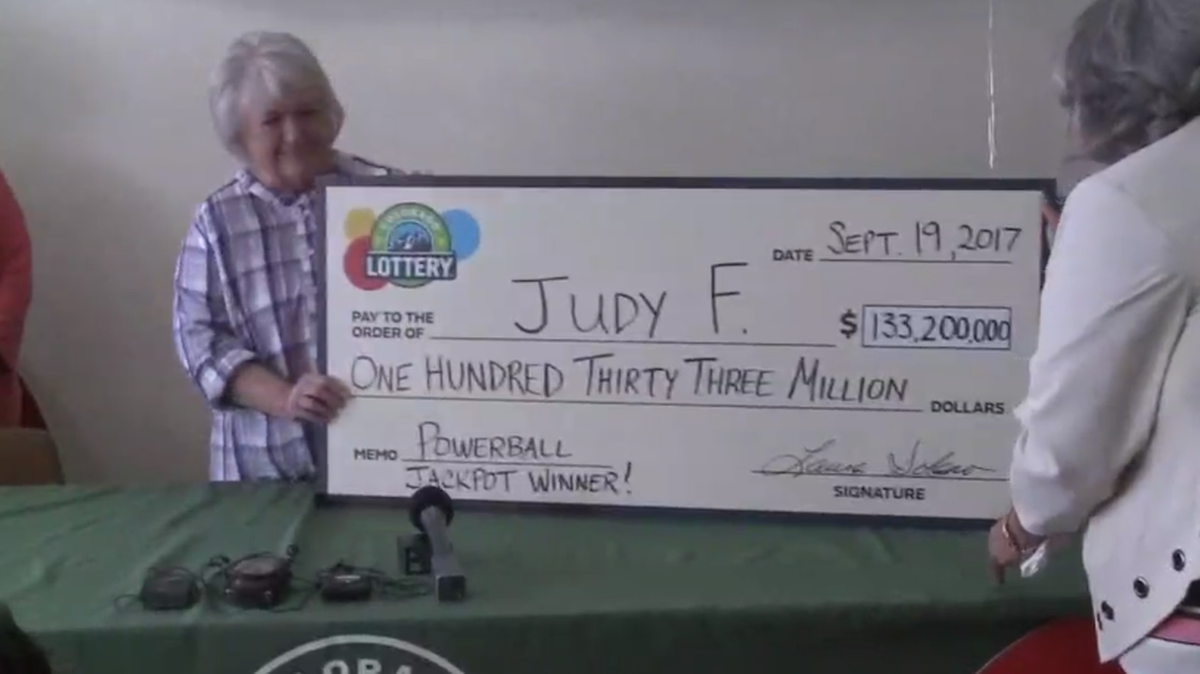Judy Finchum won $133 million after playing the same Powerball numbers for 30 years.