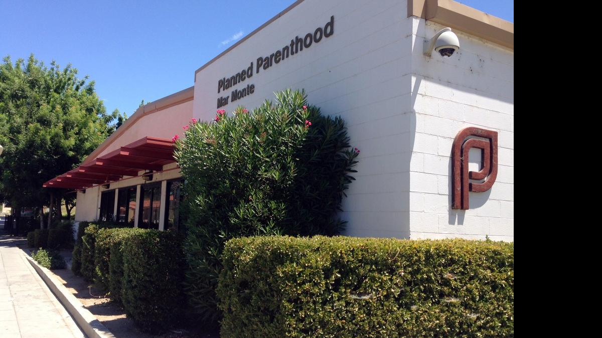 
The Planned Parenthood clinic in central Fresno, Calif. An undercover anti-abortion group released a video today of a Planned Parenthood official discussing methods to preserve aborted fetal tissue for researchers.
