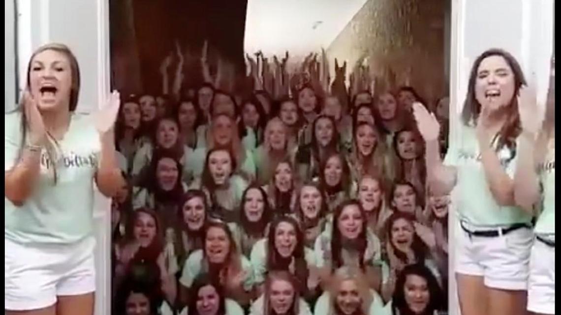 A recruitment video by members of Alpha Delta Pi sorority has stirred the snark on Twitter.