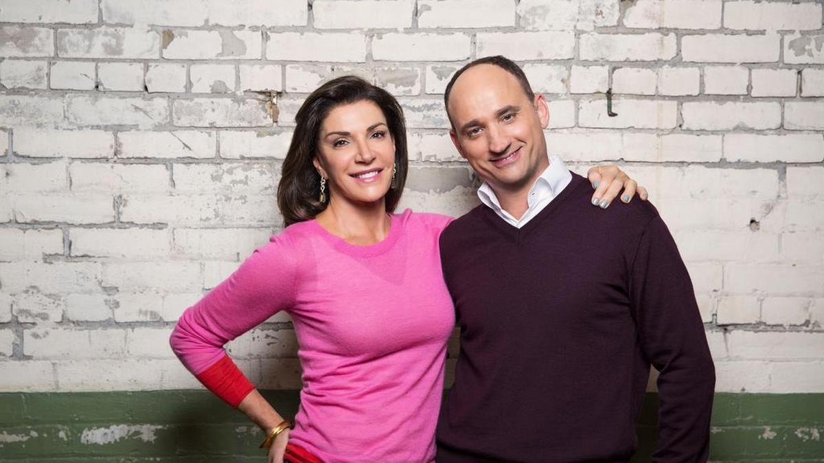 HGTV’s “Love It or List It” hosts Hilary Farr and David Visentin.