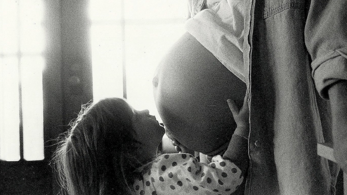 Brenna Finn with her mom, Lauren Chapin, when she was pregnant with sister Maren. Chapin, who was The Star’s restaurant critic and was married to Timothy Finn, died of a brain aneurysm in 2008.