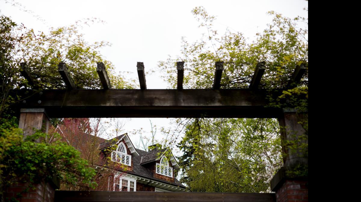 
The home where Nirvana band member, Kurt Cobain, died in 1994 at Viretta Park in Seattle, Wash. Cobain's widow and daughter are urging a Seattle judge not to release death-scene photos and records that a lawsuit claims will prove the Nirvana frontman was murdered more than 20 years ago.
