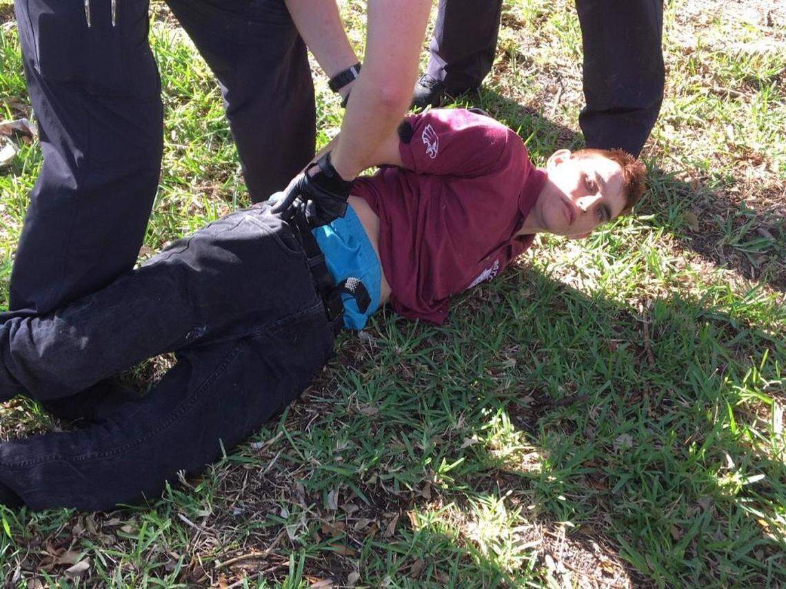 Shooting suspect Nikolas Cruz is arrested after a shooting that left 14 students and three educators dead at Stoneman Douglas High.