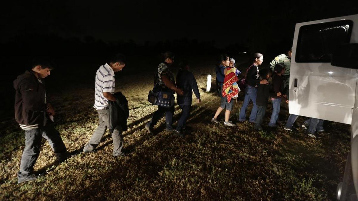 A group of migrants from Honduras and El Salvador were captured near Granjeno, Texas. A flood of unaccompanied minors from troubled Central America has focused attention on violence and poverty there.