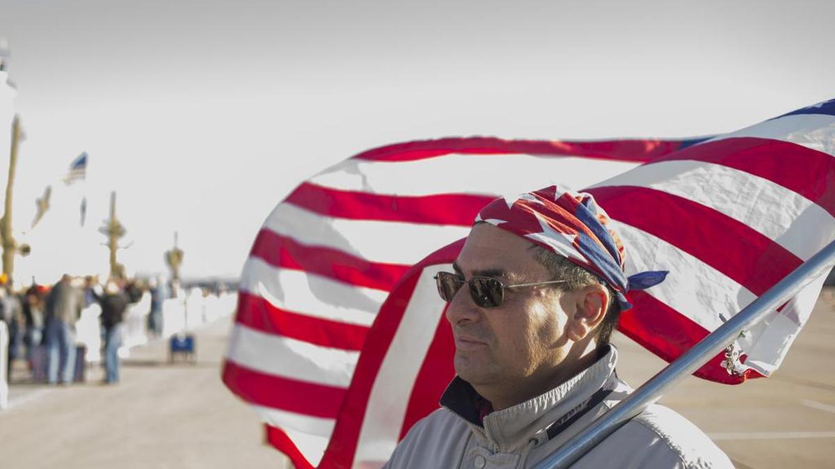 Donald Trump's arrival in Arizona motivated Nohl Rosen to stand in line for the GOP candidate's campaign event.
