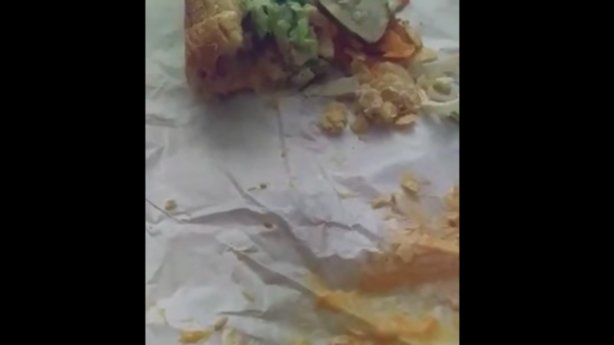 Chris Garcia said he found maggots in his Wawa sandwich.