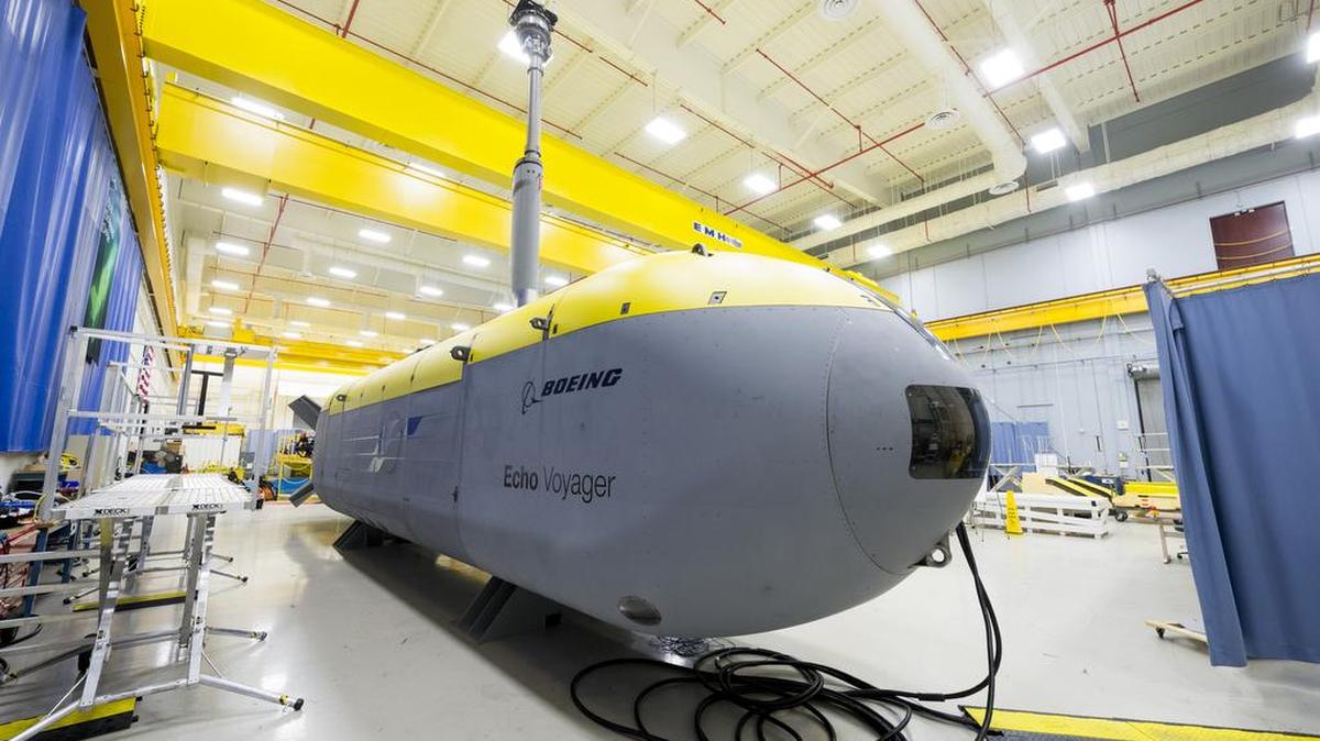 Boeing recently debuted the Echo Voyager, a 51-foot-long autonomous submarine that can roam the seas for months. Unlike other unmanned underwater vehicles, it isn't dependent on a support ship.