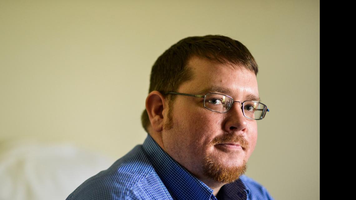 Mike Helms, 38, of Radcliffe, Ky., was denied treatment at military hospitals after being hit with a roadside bomb while serving as a gunner in Iraq. Helms alerted Congress to the inadequate medical care he and others received. However, he still struggles to find a job in his field after the Army revoked his clearance in what he says was illegal retaliation for his disclosures to Congress.