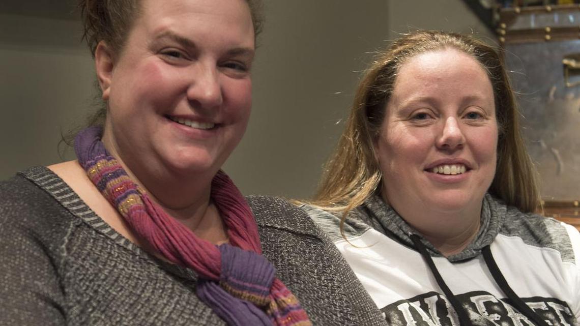 Foster parents April Hoagland and Beckie Peirce of Salt Lake City say they are distraught by the ruling of a judge who ordered that the baby they have nurtured for three months be taken away and placed with a heterosexual couple.