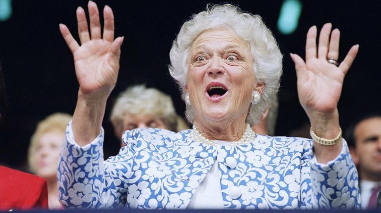 Barbara Bush, former first lady of the United States