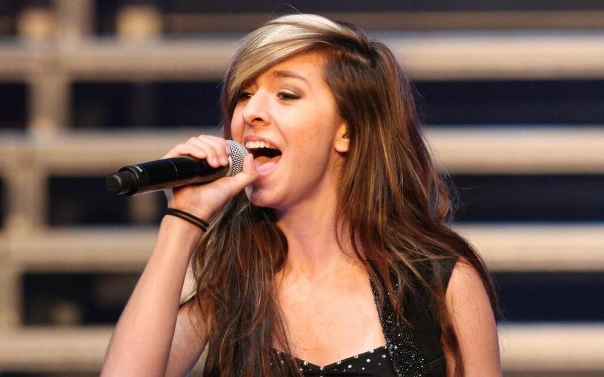 “"The Voice” Season 6 contestant Christina Grimmie performs as part of “The Voice Tour” in Atlanta in 2014. The death of Grimmie, who was fatally shot June 10, has other YouTube stars taking greater precautions to protect their security in a milieu where fan access is considered crucial to success.