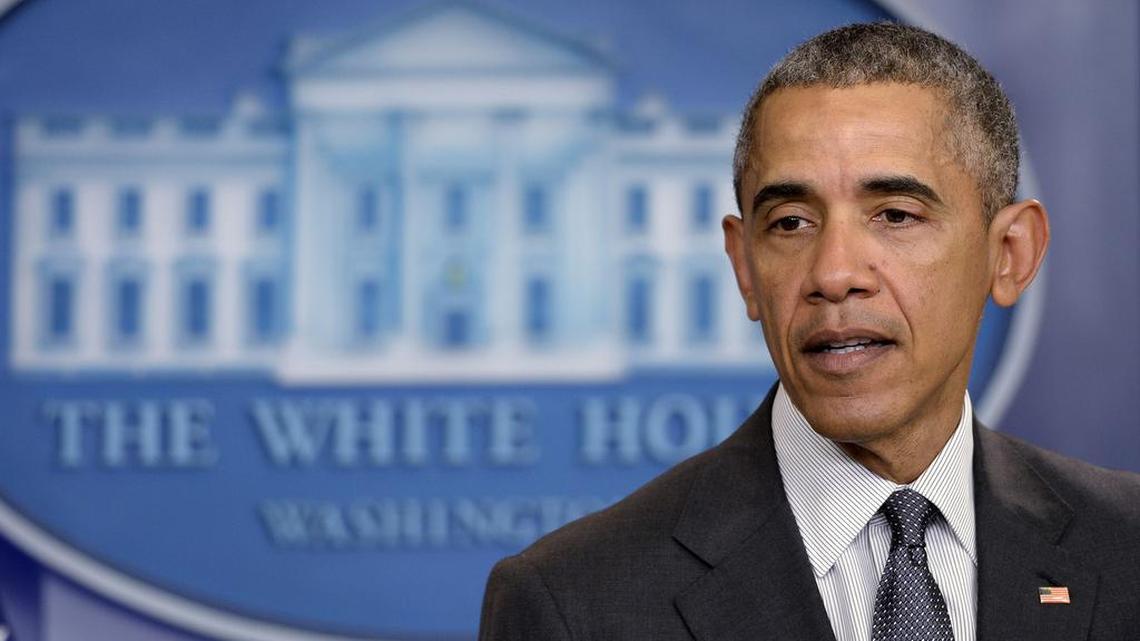 President Barack Obama discusses the economy on April 5, 2016 in Washington, D.C. Parasitologist Thomas R. Platt has dubbed a turtle parasite Baracktrema obamai after Obama, who is a distant relative of the scientist.