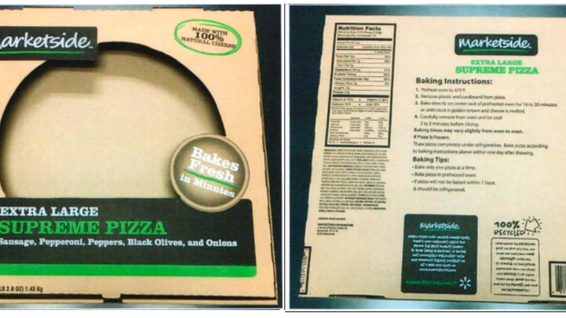 Some Marketside Extra Large Supreme Pizzas, which were sold in California, Nevada, Utah and Washington, are being recalled over listeria concerns, according to a statement from the U.S. Department of Agriculture’s Food Safety and Inspection Service.