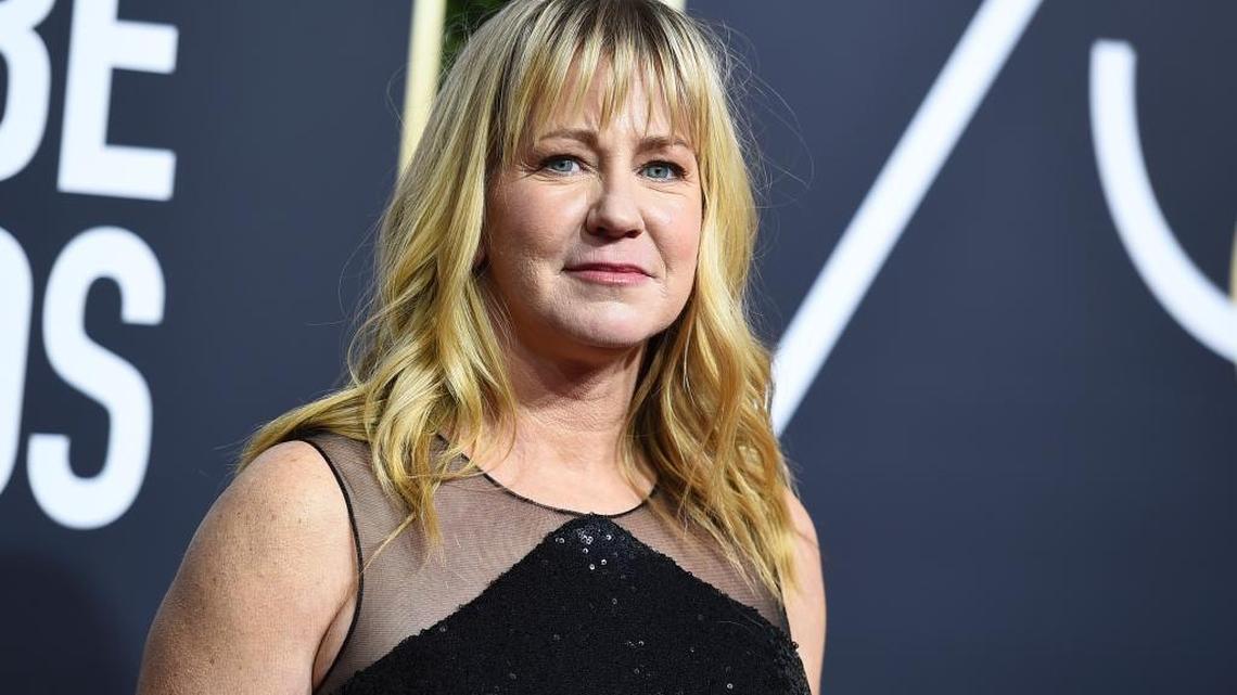 Tonya Harding arrives at the 75th annual Golden Globe Awards at the Beverly Hilton Hotel on Sunday, Jan. 7, 2018, in Beverly Hills, Calif.