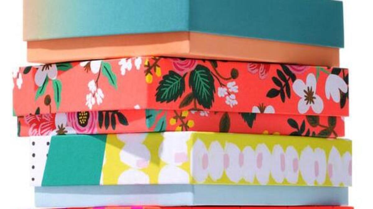 Birchbox ships its subscription beauty products in colorful cardboard as a way of distinguishing and logo'ing their goods.