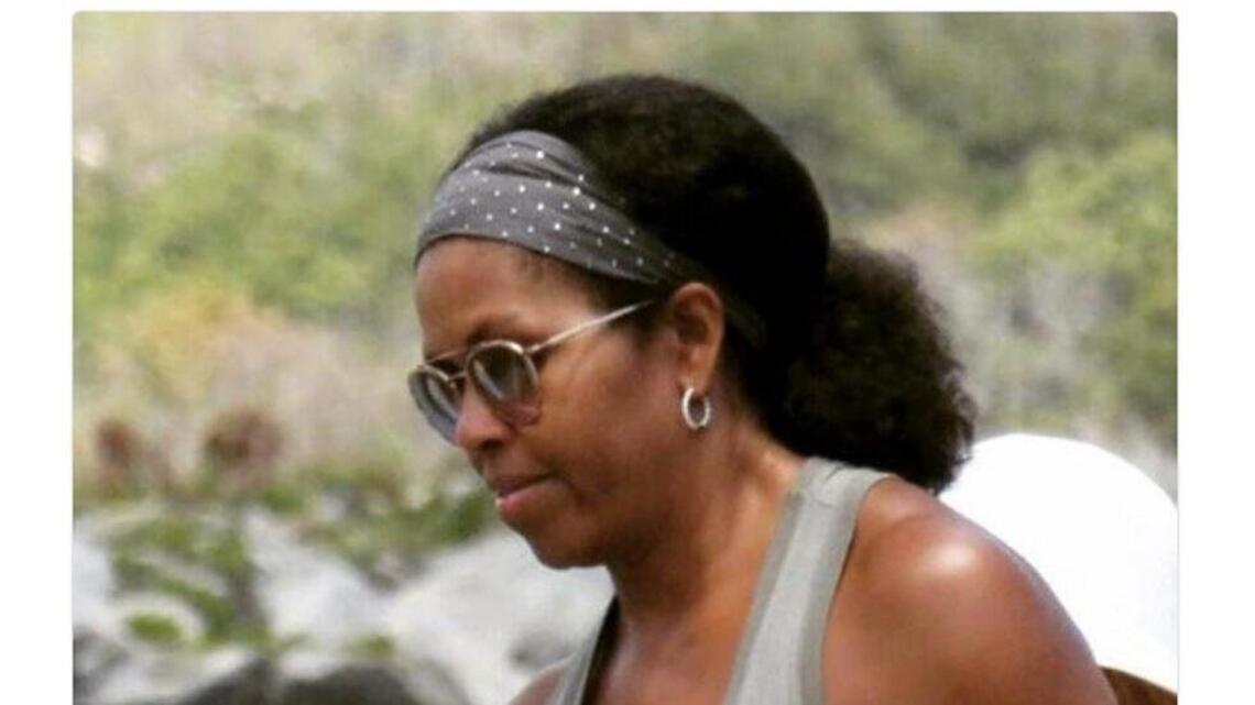 'Look at Michelle!': Photo of former first lady’s natural hair has internet buzzing
