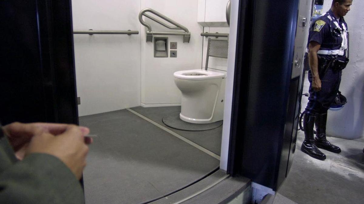 Police in Sheboygan, Wisconsin, are looking for a man suspected of clogging a city toilet dozens of times using 20-ounce soda bottles, costing the city thousands of dollars.