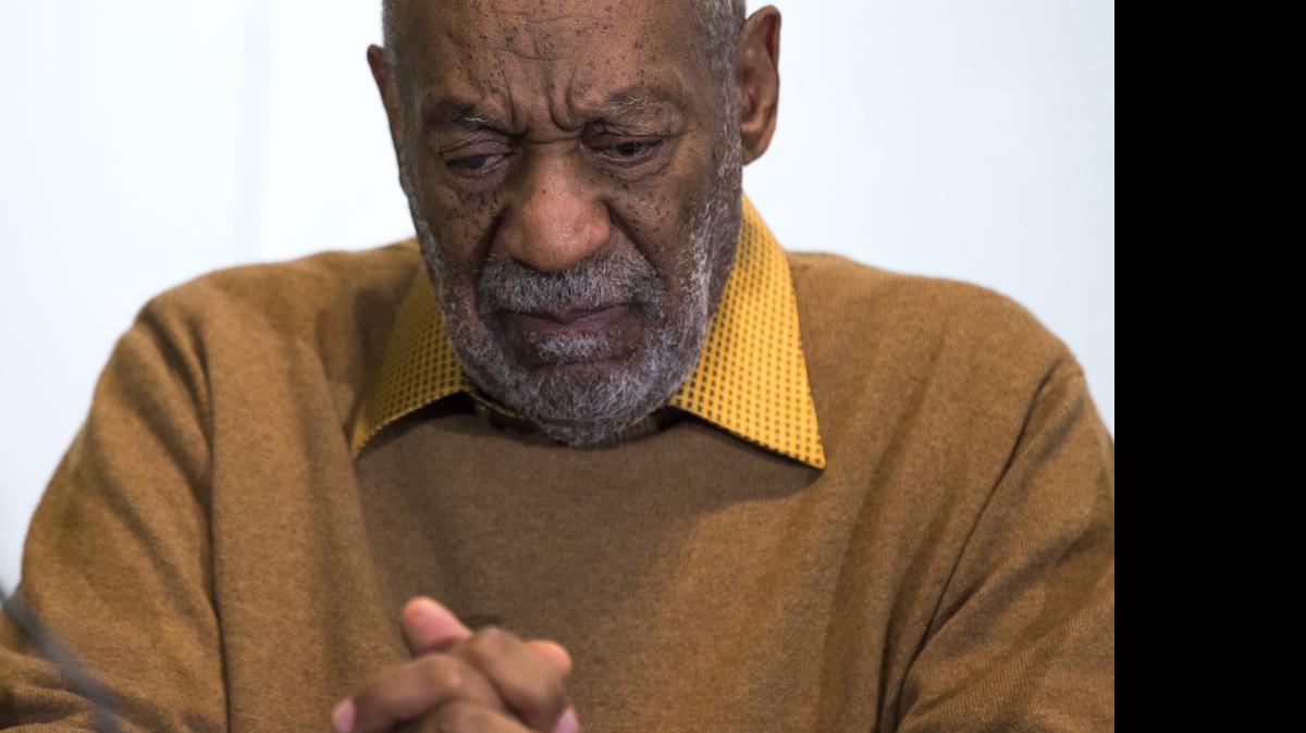 
In this Nov. 6, 2014 photo, entertainer Bill Cosby pauses during a news conference. 
