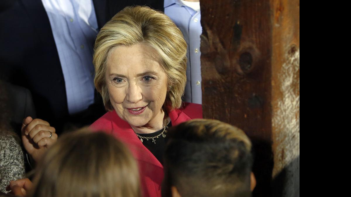 
Democratic presidential candidate Hillary Rodham Clinton, on Monday, June 15, 2015, in Concord, N.H. 
