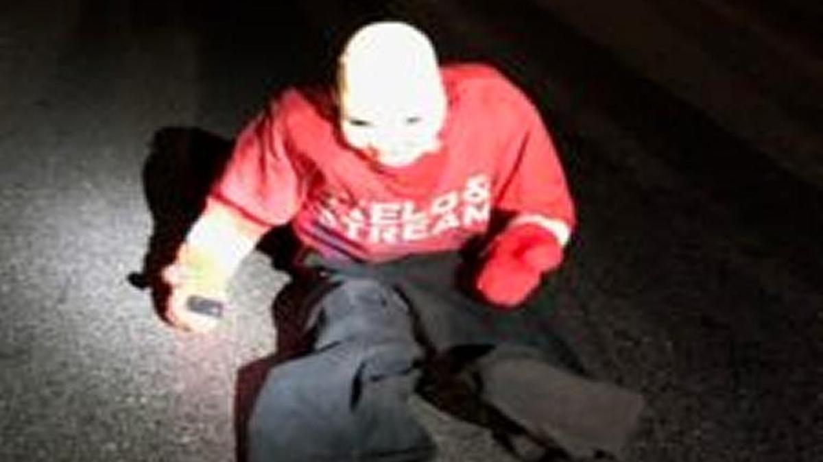 A dummy found by sheriff’s deputies.