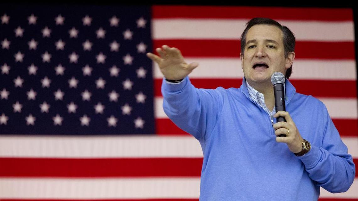 Republican presidential candidate, Sen. Ted Cruz, R-Texas, speaks during a town hall meeting on Friday, Jan. 29, 2016, in Wilton, Iowa.
