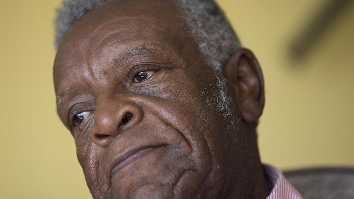 In this Oct. 28, 2015 file photo, Eddie Hood speaks during an interview at his home in Rome, Ga., Wednesday, Oct. 28, 2015. The Supreme Court appears troubled by the actions of a Georgia prosecutor in disqualifying all the black prospective jurors from the death penalty trial of a black teenager who was accused of killing an elderly white woman. Eddie Hood was "B#1" in the prosecutors' notes. Now 75, Hood said he hasn't spent much time thinking about that case, although he said he told his wife he had an inkling race played a role in his dismissal.