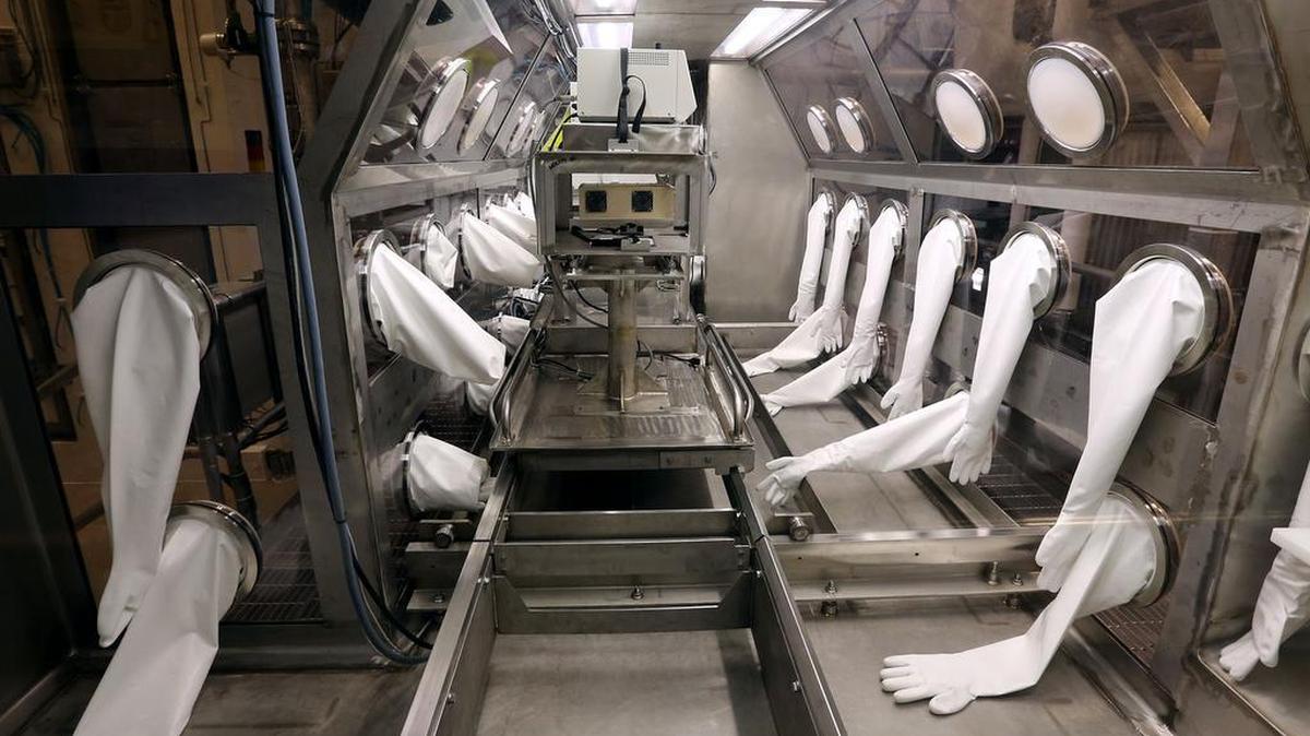 Referee Module No. 2 of the Whole System Live Agent Test at Dugway Proving Ground in Dugway, Utah, on Feb. 19, 2015. The Army installation in Utah mistakenly sent live anthrax to government and commercial labs.