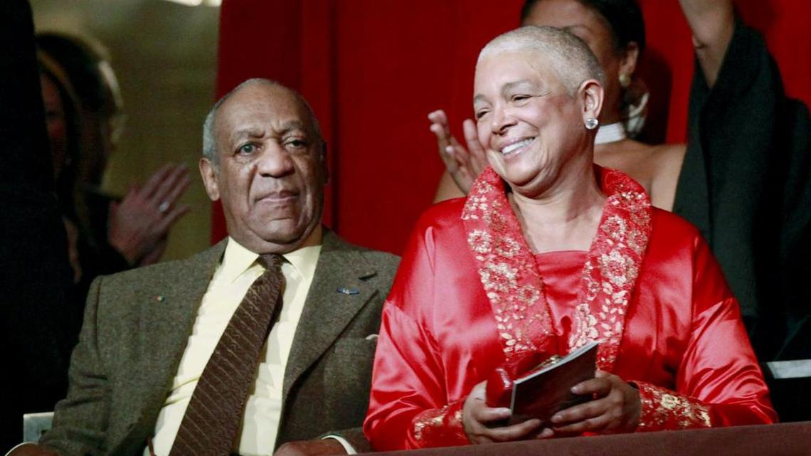 Entertainer Bill Cosby, left, and his wife Camille appear at the John F. Kennedy Center for Performing Arts in Washington on Oct. 26, 2009, shortly before Bill Cosby received the Mark Twain Prize for American Humor.