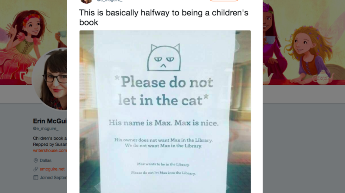 Meet Max, the cat who lost the library but won the Internet