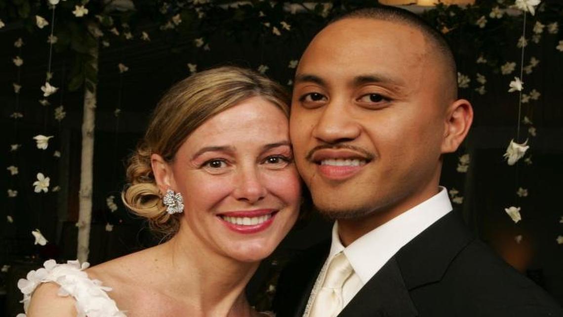 Mary Kay Letourneau and Vili Fualaau are shown at their wedding at the Columbia Winery in Woodinville, Wash. late Friday, May 20, 2005.