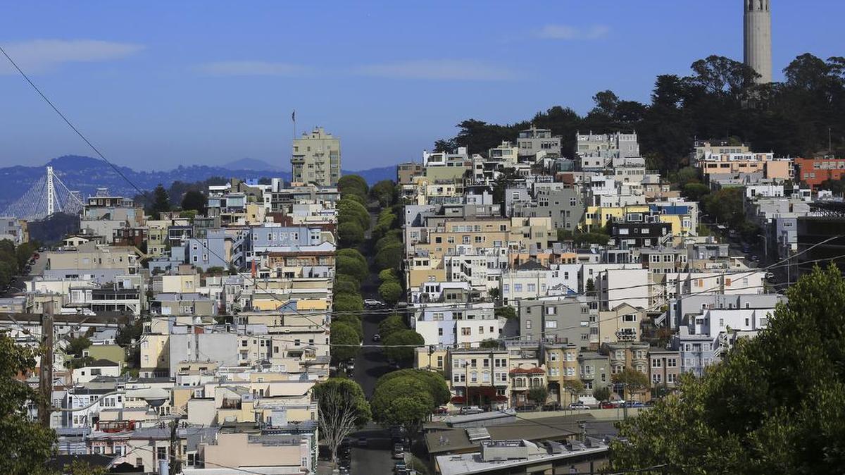 The North Beach area of San Francisco in 2014. As the housing crisis in San Francisco deepens, affordable rental options have become more and more outlandish, with people offering up trucks and tents for rent.