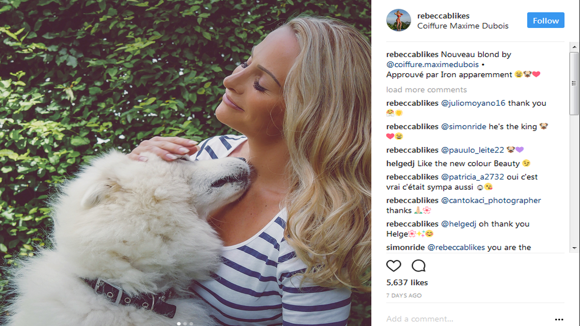 French fitness blogger Rebecca Burger died June 17 after a whipped cream dispenser exploded, striking her in the chest.