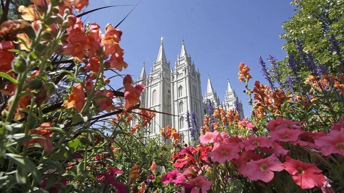 A 2015 file photo of the Salt Lake Temple, at Temple Square, in Salt Lake City.