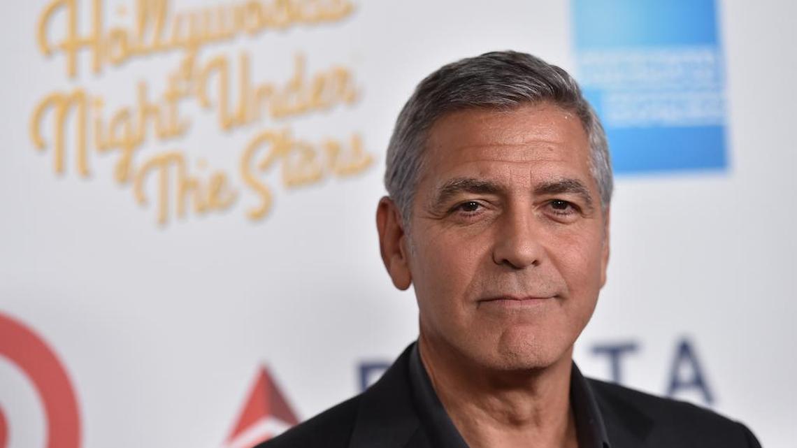 George Clooney arrives at MPTF's 95th Anniversary Celebration "Hollywood's Night Under The Stars" on Saturday, Oct. 1, 2016 in Woodland Hills, Calif.