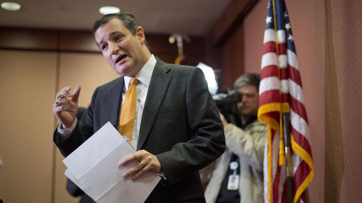 Presidential candidate Sen. Ted Cruz, R-Texas, was among the GOP candidates speaking Tuesday about Donald Trump’s bid to ban all Muslims from entering the United States. “I commend Donald Trump for standing up and focusing America’s attention on the need to secure our borders,” Cruz said, declining to criticize Trump’s proposal other than to say it was “not the right solution.”