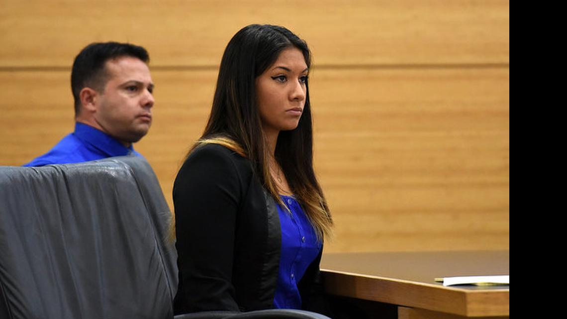
Monday a jury returned a verdict of guilty for Elissa Alvarez, 20, and Jose Caballero, 40, of two counts of lewd and lascivious exhibition after multiple witnesses reported to law enforcement that the two had been having sex on Cortez Beach.
